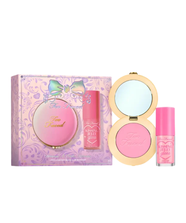 Set De Rubor & LipGloss Too Faced