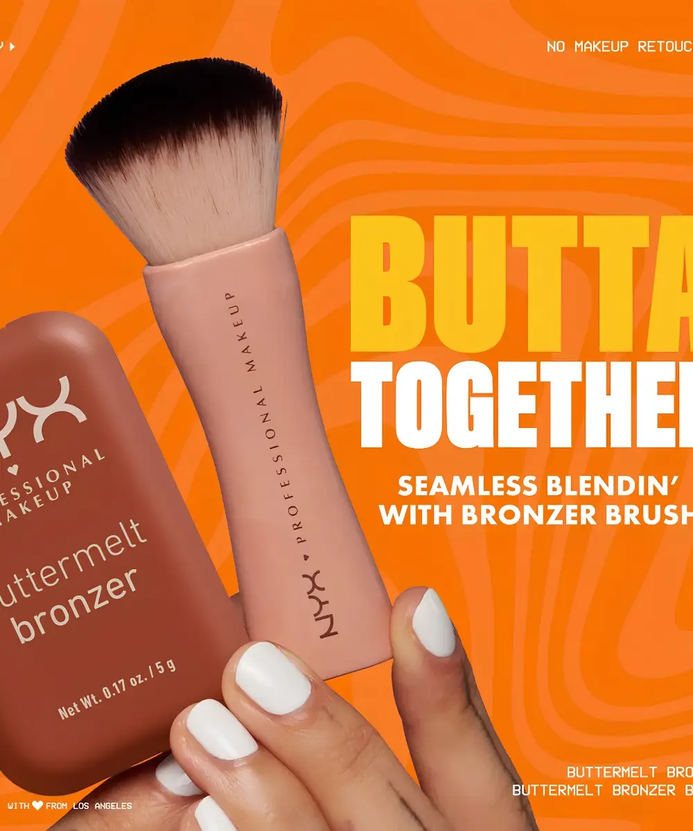 Aplicación de Bronzer y Contorno NYX